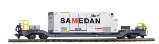 BEMO 2289113 - H0m - Containertragwagen Sb-v Migros, RhB